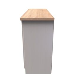 Ready Assembled 2 U Norton 2 Door 3 Drawer Sideboard (Ready Assembled) in Taupe - Size: Large - thumbnail 2