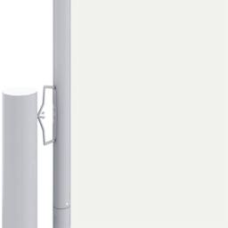 Berkfield Home Retractable Side Awning Cream 160x1000 cm - thumbnail 3