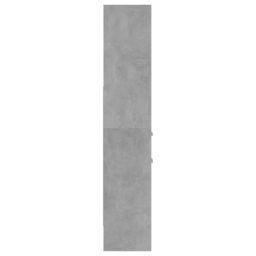 Berkfield Home Book Cabinet Concrete Grey 40x35x180 cm Engineered Wood - Size: 40 x 35 x 180 cm - thumbnail 5