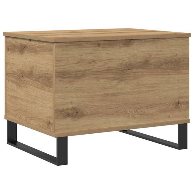 Berkfield Home Coffee Table Artisan Oak 60x44.5x45 cm Engineered Wood in Brown - image 1