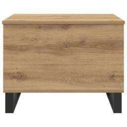 Berkfield Home Coffee Table Artisan Oak 60x44.5x45 cm Engineered Wood in Brown - thumbnail 5