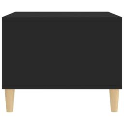 Berkfield Home Modern Coffee Table Black 60x50x40 cm Engineered Wood - Size: 60 x 50 x 40 cm - thumbnail 6