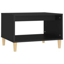 Berkfield Home Modern Coffee Table Black 60x50x40 cm Engineered Wood - Size: 60 x 50 x 40 cm - thumbnail 3