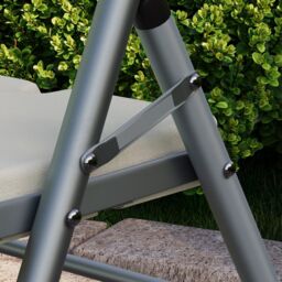 Home Discount Home Vida Portable Folding Chairs Indoor & Outdoor - Set of 4 in White - thumbnail 5