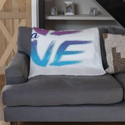 Benjamin Tate Design Love California Blanket in Natural - Size: 120 cm x 150 cm - thumbnail 2