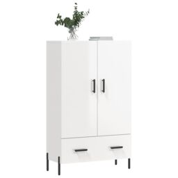 Berkfield Home Highboard High Gloss White 69.5x31x115 cm Engineered Wood - thumbnail 3
