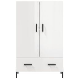 Berkfield Home Highboard High Gloss White 69.5x31x115 cm Engineered Wood - thumbnail 6