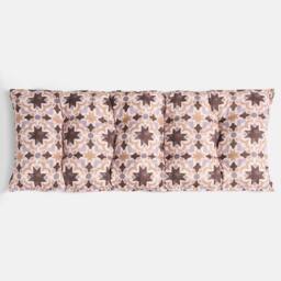 OHS Tiles Print 2 Seater Outdoor Bench Cushion Garden Furniture Seat - thumbnail 5