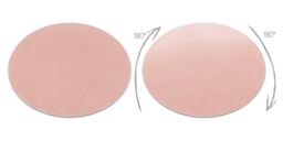 RugsX Lindo Rug in Pink - Size: 120 cm diameter - thumbnail 2