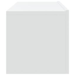 Berkfield Home Wall TV Cabinets 2 pcs White 100x30x30 cm Engineered Wood - Size: 100 x 30 x 30 cm - thumbnail 8