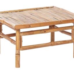 Wyld and Coco Bamboo Coffee Table 64 x 55 cm Rectangular Outdoor Rustic in Brown - thumbnail 2