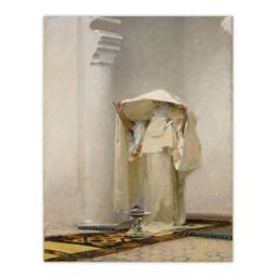 Artery8 John Singer Sargent Framed Wall Art Print Smoke of Ambergris - Size: A4 - thumbnail 3