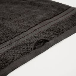 OHS 2 Pack of 100% Cotton Bathroom Bath Towel in Charcoal - thumbnail 4