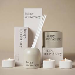 Amore by Juliana Double Wick Candle - Happy Anniversary in Off-White - thumbnail 8