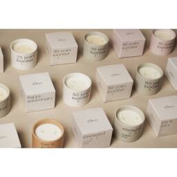 Amore by Juliana Double Wick Candle - Happy Anniversary in Off-White - thumbnail 7