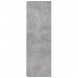 Berkfield Home Corner Cabinet Concrete Grey 33x33x100 cm Engineered Wood - Size: 33 x 33 x 100 cm - thumbnail 6
