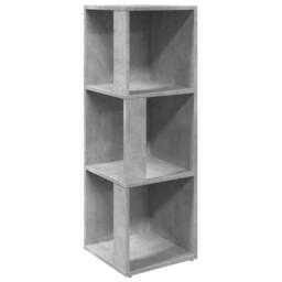 Berkfield Home Corner Cabinet Concrete Grey 33x33x100 cm Engineered Wood - Size: 33 x 33 x 100 cm - thumbnail 1