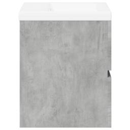 Berkfield Home 2 Piece Bathroom Furniture Set Concrete Grey Engineered Wood - thumbnail 5