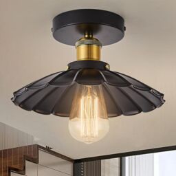Garwarm Industrial Aluminum Flush Mount Pack of 2 in Black - thumbnail 9