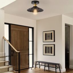 Garwarm Industrial Aluminum Flush Mount Pack of 2 in Black - thumbnail 8