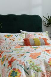 Helena Springfield 'Isla' Woven Cushion in Orange - Size: 30 cm x 50 cm - thumbnail 3