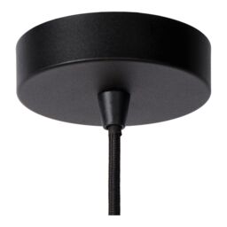 Lucide 'LESTER' Dimmable Stylish Adjustable Indoor Modern Pendant Light 6xE27 in Black - thumbnail 3