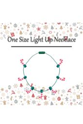 VFM e-Store Christmas Necklace Led Light Up Bulb One Size Multicoloured - thumbnail 2