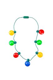 VFM e-Store Christmas Necklace Led Light Up Bulb One Size Multicoloured