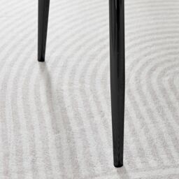 FurnitureboxUK Set of 2 Pesaro Luxury Velvet Dining Chairs With Diamond Stitched Back & Black Metal Legs in Green - thumbnail 8
