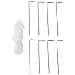 Berkfield Home Party Tent with 6 Mesh Sidewalls 6x3 m in White - thumbnail 4