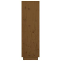 Berkfield Home Highboard Honey Brown 38x35x117 cm Solid Wood Pine - Size: 38 x 35 x 117 cm - thumbnail 4