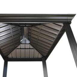 Rowlinsons Sojag Messina BBQ Shelter - Aluminum - L178.66 x W291.59 x H262 cm in Charcoal - thumbnail 3