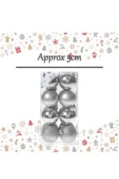 VFM e-Store Christmas Bauble Decoration Hanging Tree Ornament X 16 5cm Silver - thumbnail 2