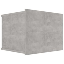 Berkfield Home Bedside Cabinet Concrete Grey 40x30x30 cm Engineered Wood - Size: 40 x 30 x 30 cm - thumbnail 2