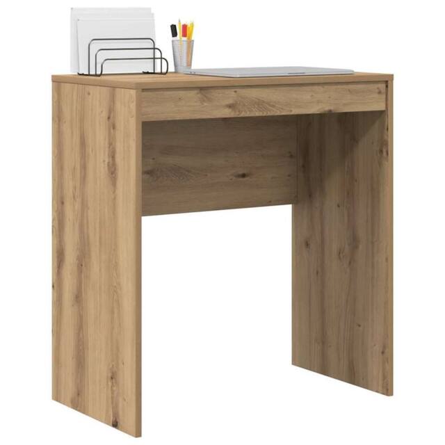 Berkfield Home Modern Writing Desk Artisan Oak Engineered Wood Medium Durable in Brown - image 1