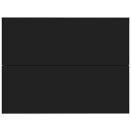 Berkfield Home Bedside Cabinet Black 40x30x30 cm Engineered Wood - Size: 40 x 30 x 30 cm - thumbnail 4