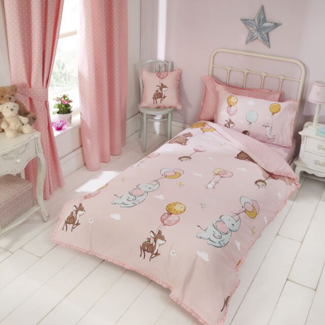 Rapport Home Float Away Polycotton Duvet Cover Set With Pillowcase in Light Pink - Size: Double - image 1