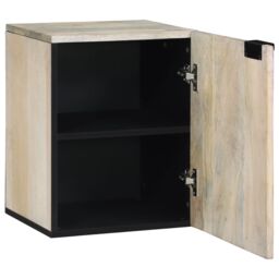 Berkfield Home Sink cabinet with Shelf Wall-mounted with Storage with Door Brown 38 x 33.5 x 48 cm - thumbnail 2