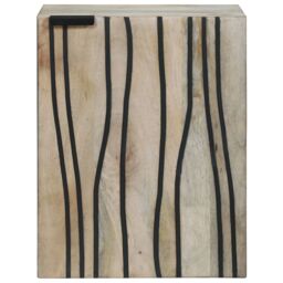 Berkfield Home Sink cabinet with Shelf Wall-mounted with Storage with Door Brown 38 x 33.5 x 48 cm - thumbnail 3
