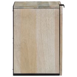 Berkfield Home Sink cabinet with Shelf Wall-mounted with Storage with Door Brown 38 x 33.5 x 48 cm - thumbnail 4