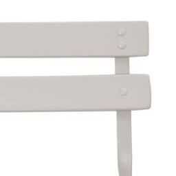 Berkfield Home Folding Garden Chairs 2 Pack Beige Steel - thumbnail 9