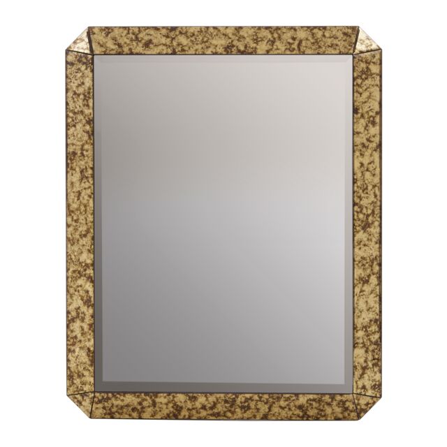 Orsina Antique Gold Finish Wall Mirror, Rectangular Mirror With Traditional Frame, Stylish Accent Mirror For Decor - image 1