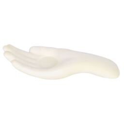 Something Different Open Hand Tealight Holder in White - thumbnail 2