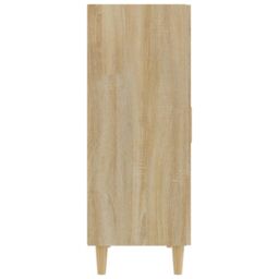 Berkfield Home Sideboard Sonoma Oak 70x34x90 cm Engineered Wood in Brown - Size: 70 x 34 x 90 cm - thumbnail 4