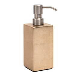 Posh Trading Company Kensington Soap Dispenser - Silver Leaf - Champagne in Metallics - thumbnail 1