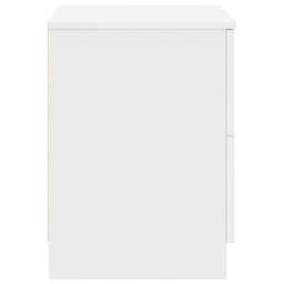 Berkfield Home Durable Bedside Cabinets 2 pcs with 2 Drawers White 40x36x50 cm - Size: 40 x 36 x 50 cm - thumbnail 7