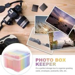 FLAVORA 4×6 - Multicoloured Picture Album Organizer Photo Storage Box - Size: 600mm - thumbnail 3