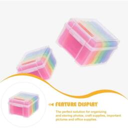 FLAVORA 4×6 - Multicoloured Picture Album Organizer Photo Storage Box - Size: 600mm - thumbnail 4