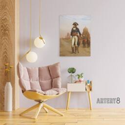"Artery8 Gerome Napoleon Bonaparte In Egypt Canvas Wall Art Print - Size: W18"" x H24""" - thumbnail 3