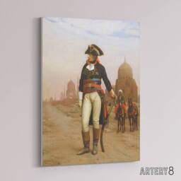 "Artery8 Gerome Napoleon Bonaparte In Egypt Canvas Wall Art Print - Size: W18"" x H24""" - thumbnail 2